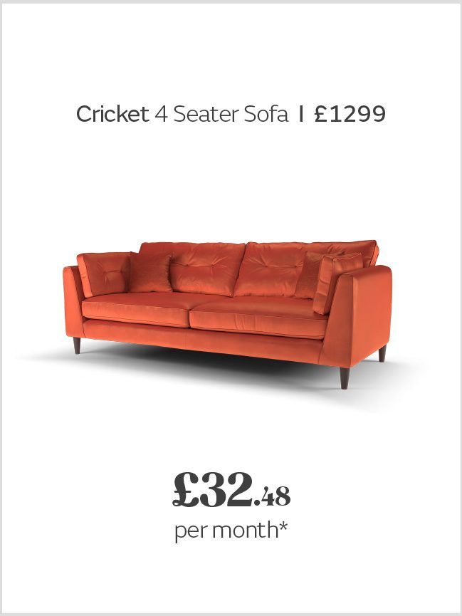 Cricket 4 seater sofa